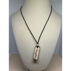 "Inspire" MudLove Minimalist Necklace 16"